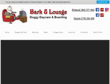 Tablet Screenshot of barkandlounge.net